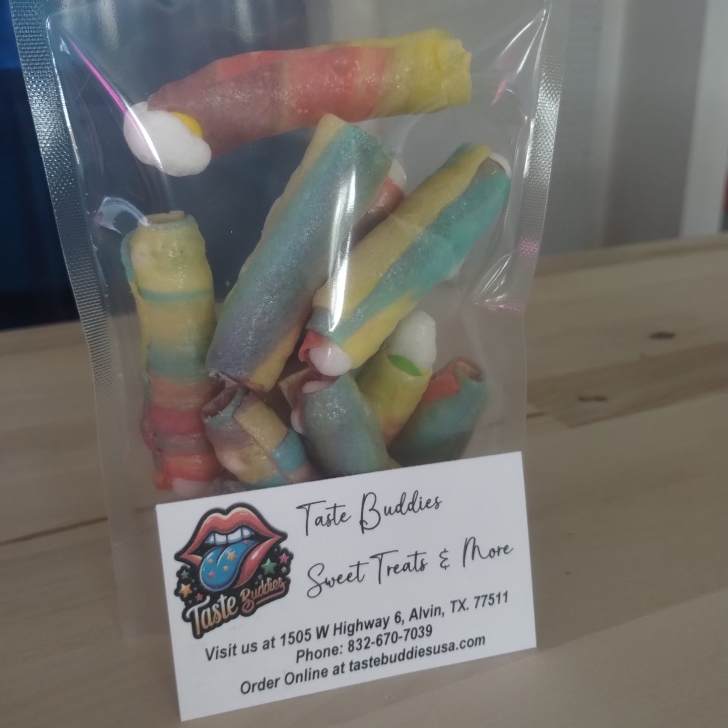 Skitters (Freeze Dried Fruit Roll-Up® wrapped Skittles®)