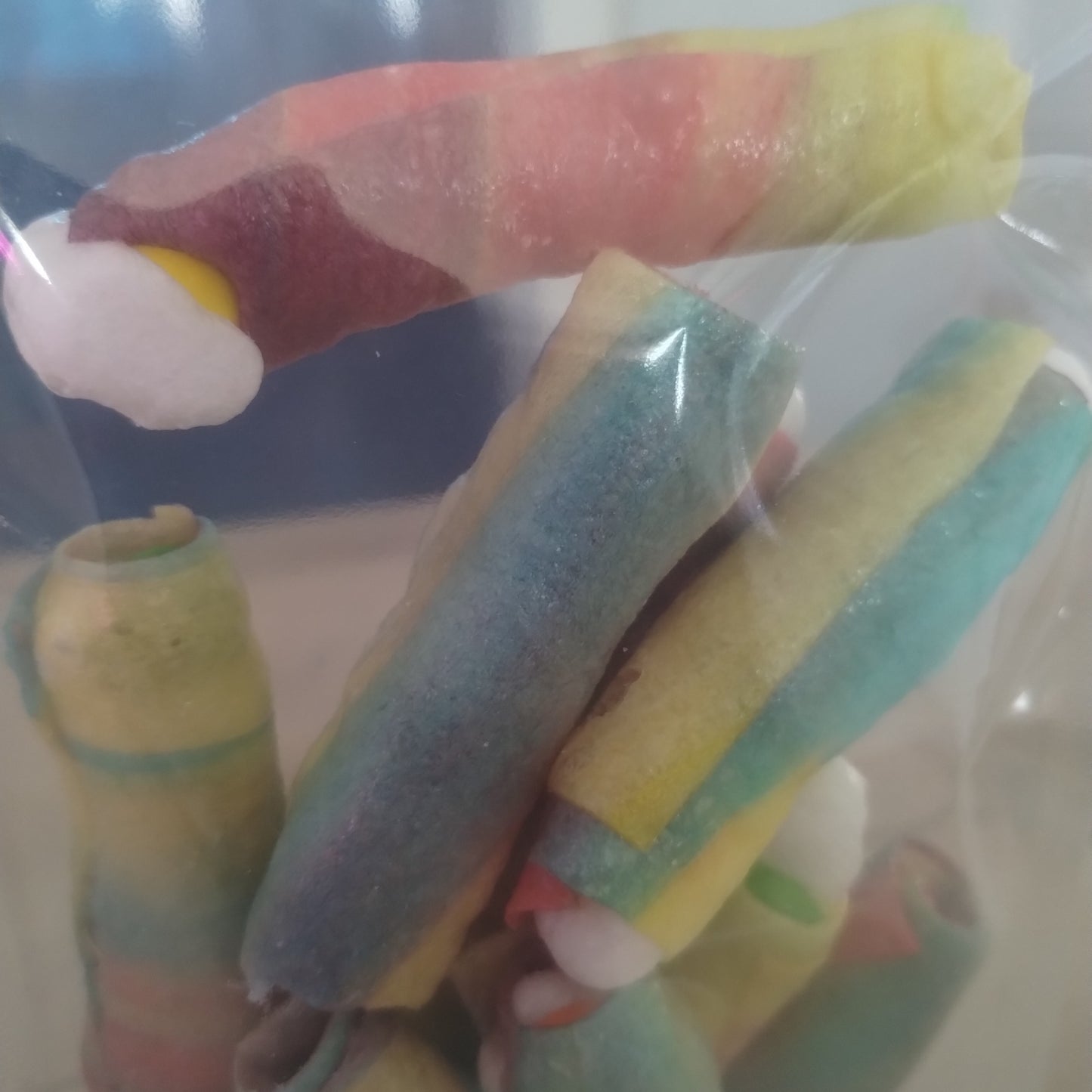 Skitters (Freeze Dried Fruit Roll-Up® wrapped Skittles®)