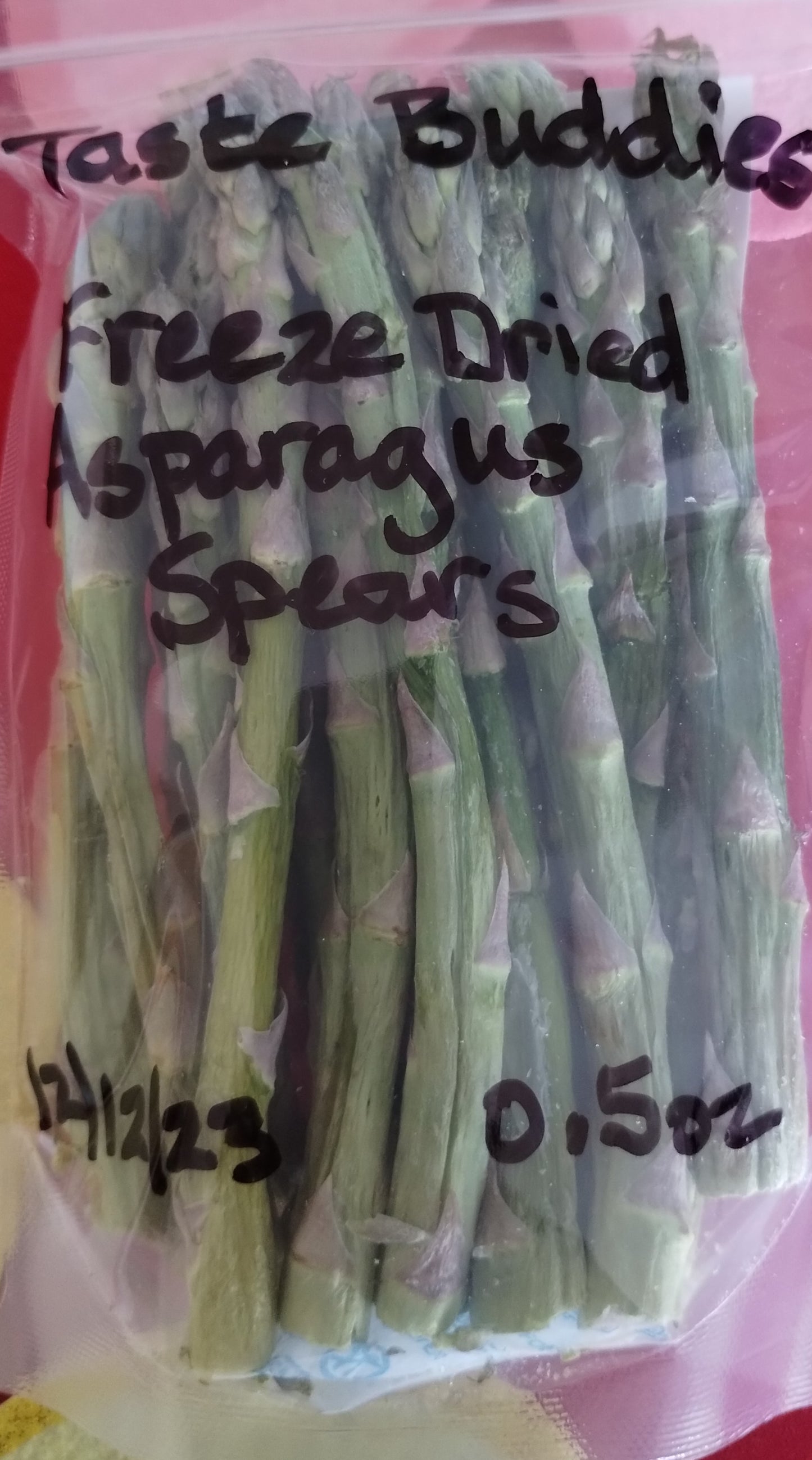 Asparagus Spears, Freeze Dried