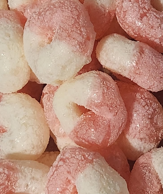 Ta-moi Watermel Oh's (Freeze Dried Watermel Oh's w/Tajin, Chamoy)